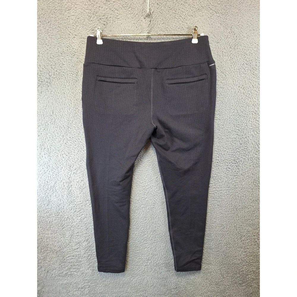 Mondetta Leggings Women's XL (Fits 34x26) Gray Herringbone Stretch High Waisted